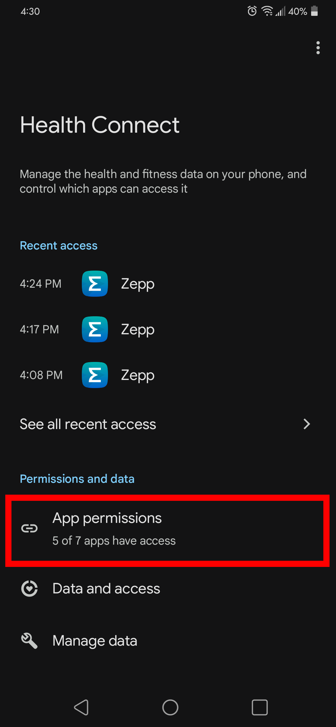 Permissions